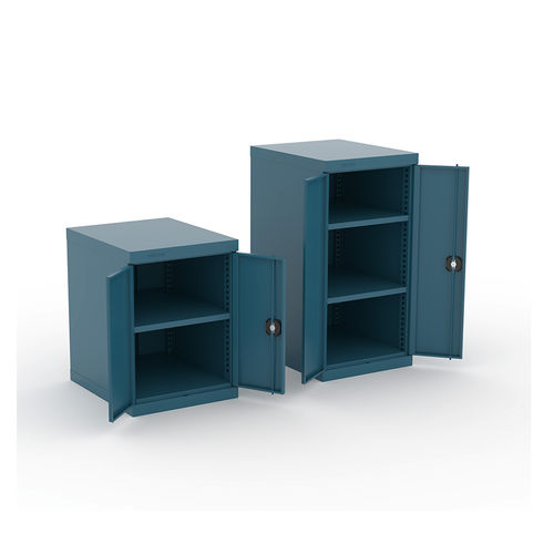 Storage cabinet - 125 series - HECO - floor-mounted / double door / metal