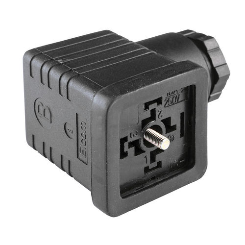 Electrical power supply connector - HD-209S - Elcom - DIN / rectangular / rapid