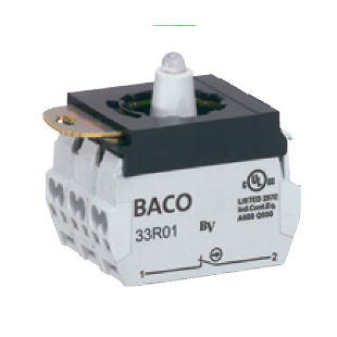 Plug-in terminal block - BACO - quick-connect / with LED / IEC
