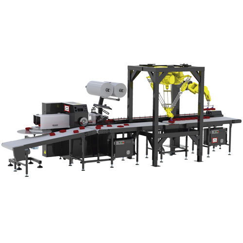 Horizontal case packer - EAR FLAP® - robotic / carton