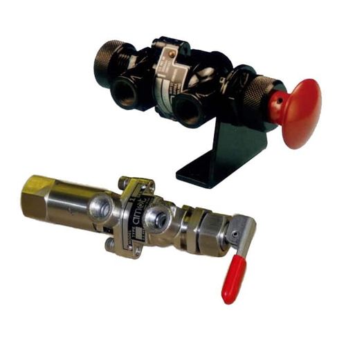 3-way valve - 4057 - AWF - plug / manual / pneumatic