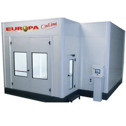 Closed circuit paint booth - Economax  - EUROPA - for vehicles / filter
