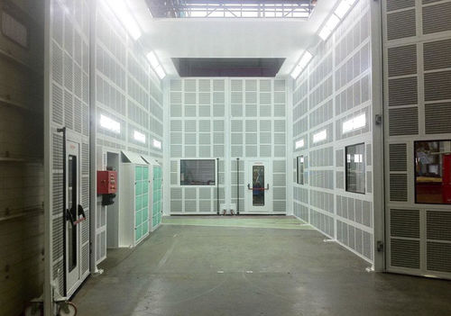 Heavy truck paint booth - EUROPA - closed circuit / filter