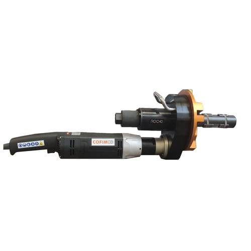 Electric chamfering machine - ROC 40 - COFIM SYSTEM - pneumatic / portable / weld preparation