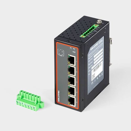 PoE network switch - UGS-505-4PoE - Welotec GmbH - unmanaged / 5 ports / gigabit Ethernet