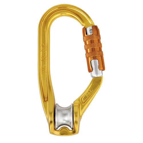 Locking carabiner ROLLCLIP A PETZL SECURITE anchor / aluminum