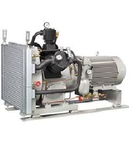 Piston compressor - B series - Aflex Ships Equipment - air / electric / stationary