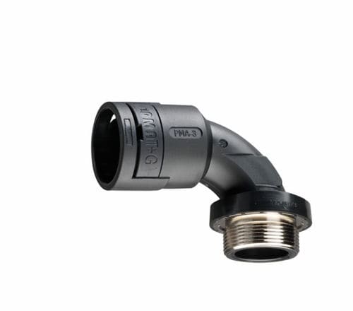 Nylon cable gland - NEBV series - ABB Smart Power - nickel-plated brass / IP66 / IP68