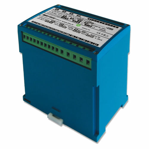 DIN rail power transducer - MCO series - FRER - three-phase / single-phase / active power