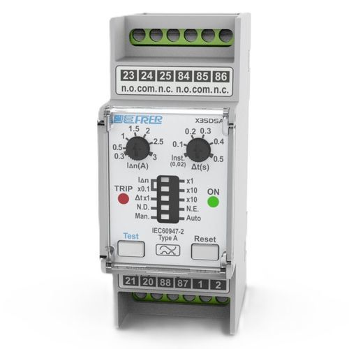 Earth-leakage protection relay - X35DSA - FRER - DIN rail