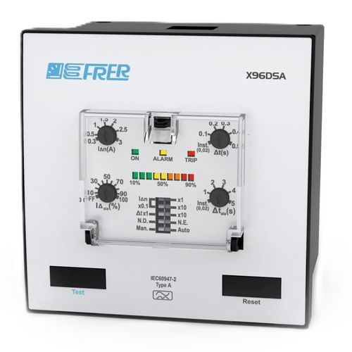 Earth-leakage protection relay - X96DSA - FRER - grid and system / panel-mount / IEC