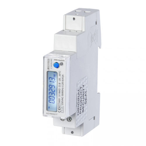 Single-phase electric energy meter - C18QSL - FRER - DIN rail / MID certified / pulse output