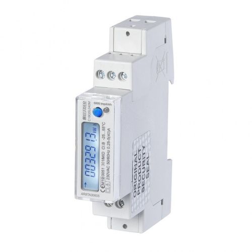 Single-phase electric energy meter - C18QSL040MD3AI - FRER - DIN rail / RS-485 / with built-in communication