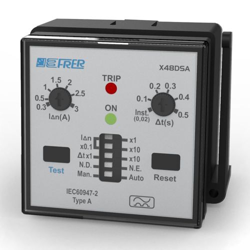 Earth-leakage protection relay - X48DSA - FRER - adjustable