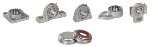 Self-aligning bearing unit - NTN Europe - stainless steel / corrosion-resistant / for the food industry