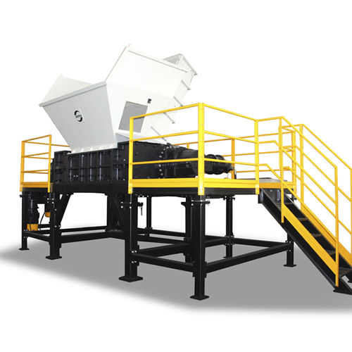 Primary shredder - SYU41 series - Changshu Shouyu Machinery Co.,Ltd - two shaft / for waste / metal