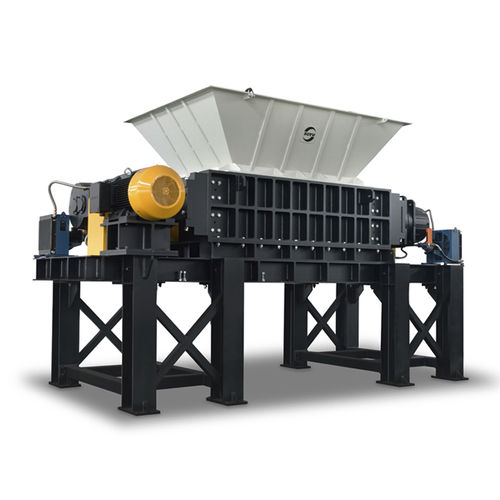Primary shredder - SYU50 series - Changshu Shouyu Machinery Co.,Ltd - two shaft / solid & bulk waste / for wood