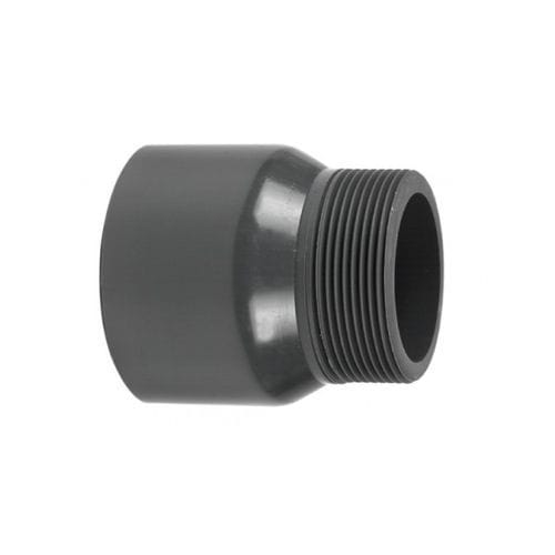 PVC nipple - 1.40 series - Van de Lande BV - PVC-U / threaded / conical