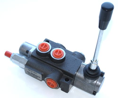 Spool hydraulic directional control valve - E01100 - Hydraulic Projects - lever-operated / compact / monobloc
