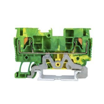 DIN rail-mounted terminal block - JPT-PE series - Shanghai Leipold Electric Co., Ltd. - push-in / grounding / modular