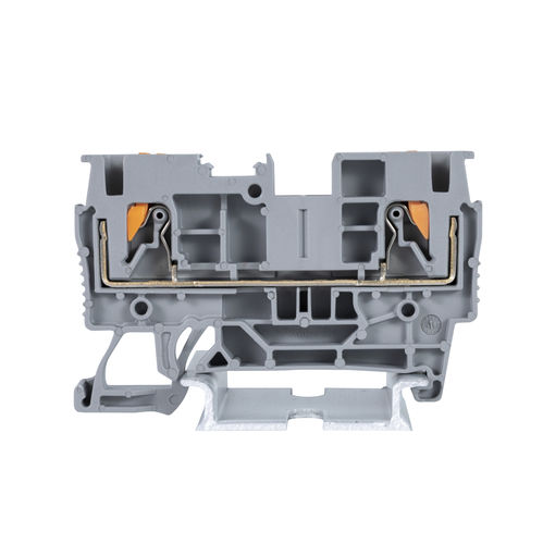Feed-through terminal block - JPT 2.5 - Shanghai Leipold Electric Co., Ltd. - DIN rail-mounted / push-in / spring
