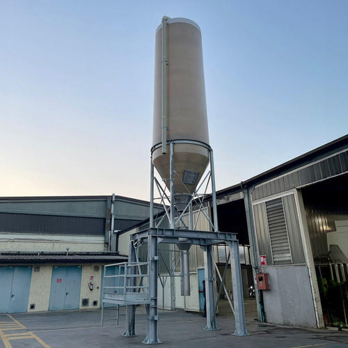 Bulk material silo - AGRISTRONG - AGRITECH SRL - for limestone / stainless steel / galvanised steel