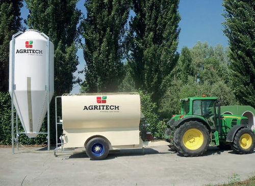 Transport tank - AD series - AGRITECH SRL - discharge / for granulates / mobile