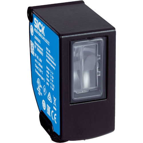 Retroreflective contrast sensor - AS30 series - SICK - rectangular / with digital display / with Teach-in function