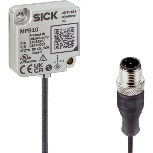 Piezoelectric vibration sensor - MPB10-VS00VSIQ00 - SICK - for machine monitoring / motor / for pump
