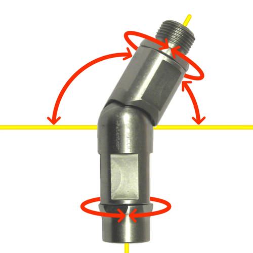 High-pressure fitting - Dv series - MID - VARIACOR - hydraulic / screw-in / elbow