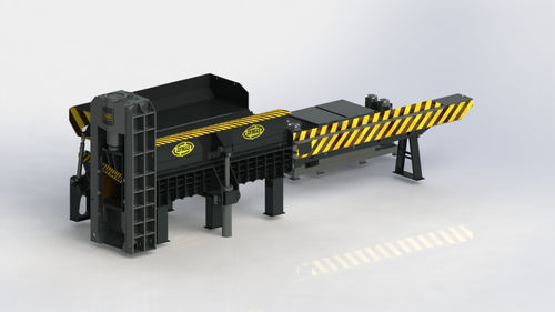 Electro-hydraulic shear - SB series - AYMAS MAKINA SAN. ve TIC. A.S. - for scrap metal / guillotine / automatic