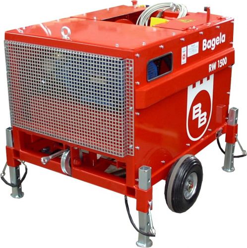 Hydraulic winch - RW 1500 - Bagela Baumaschinen GmbH & Co. KG - with combustion engine / wire rope / pulling