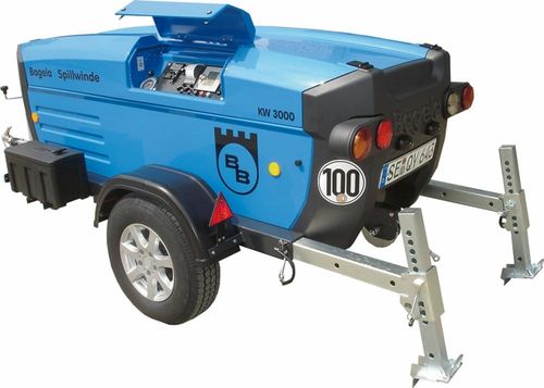 Electric winch - 15 kN | RWF 1500 - Bagela Baumaschinen GmbH & Co. KG - wire rope