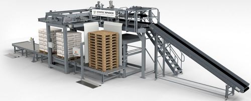 Layer palletizer - Binder+Co AG - handling / bulk / for the recycling industry