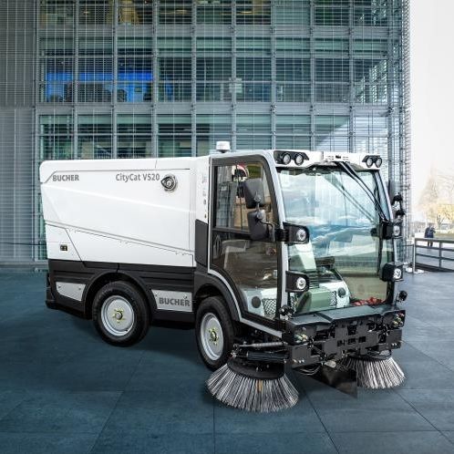 Vehicle-mount suction sweeper - CityCat VS20 - Bucher Municipal AG - combustion engine / outdoor / leaf