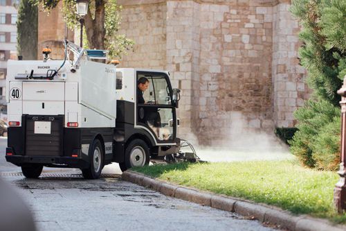 Water street washing machine - CityCat W20e - Bucher Municipal AG - electric