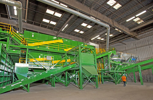 Bulky waste treatment plant - Bulk Handling Systems (BHS) - automated