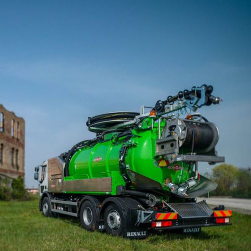 Sewer cleaner truck - COMBI_FI series - CAPPELLOTTO S.P.A.  - 3-axle