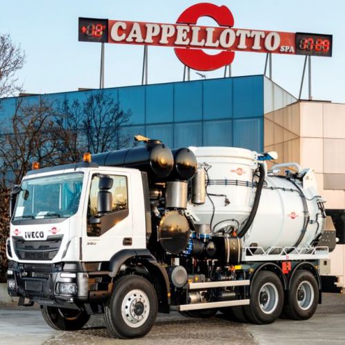 Vacuum-loader truck - CAP BORA - CAPPELLOTTO S.P.A.  - 3-axle