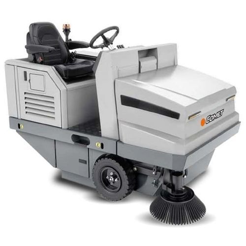 Ride-on sweeper-scrubber-dryer - CSW 1600  - COMET Spa - electric / hydraulic / dust