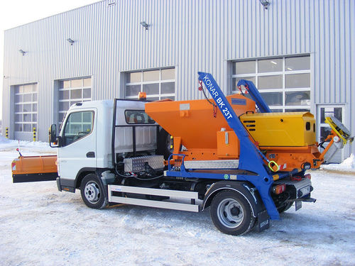 Sand salt spreader - MP2 - DOBROWOLSKI Sp. z o.o.  - for trucks