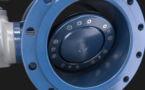 Butterfly valve - Düker GmbH - with handwheel / pneumatic / electric