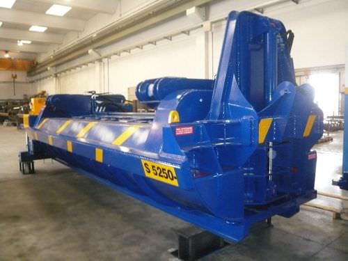 Scrap metal baling press - S 5250 - ECOTECNICA S.R.L.  - vertical / top-loading / mobile