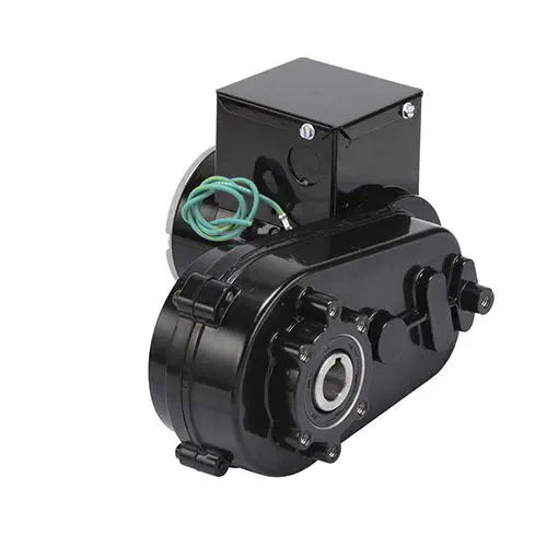 Bison 562 Hollow-Shaft Gearmotor 12v DC 1/4HP 111:1 536 Inch-LBS Torque 