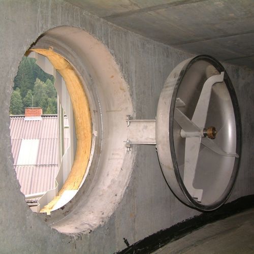 Stainless steel manhole - MHR, MHL, MHL2 series - ennox biogas technology GmbH - round