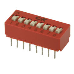 DIP switch - BD series - C&K Components - slide / SPST / flame control