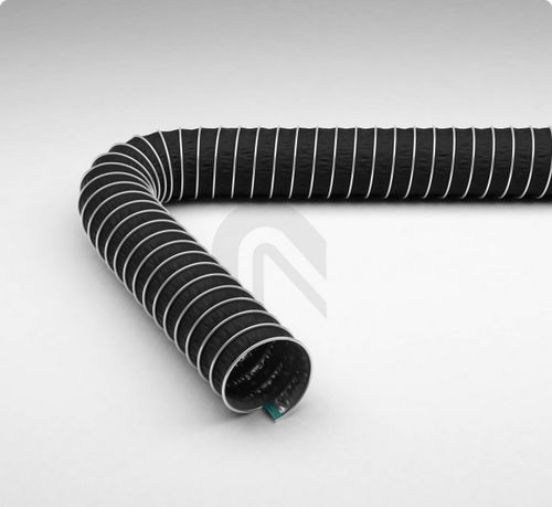 Gas hose - Master-Clip PTFE H EL - Masterflex SE - for corrosive fluids / PTFE / cleaning
