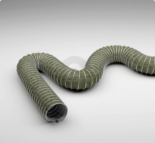 Fume extraction hose - Master-Clip CAR - Masterflex SE - for exhaust gas / for hot air / galvanised steel