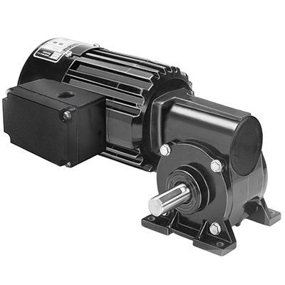 AC gear-motor - Model 1466 - BODINE ELECTRIC COMPANY - single-phase / worm / right angle