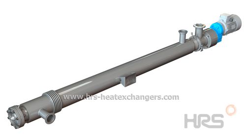 Scraped surface heat exchanger - HRS R series - HRS Heat Exchangers  - rotary / liquid/liquid